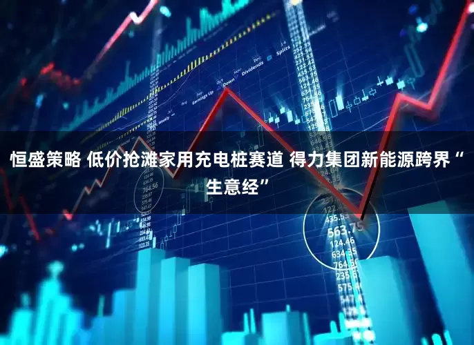 恒盛策略 低价抢滩家用充电桩赛道 得力集团新能源跨界“生意经”